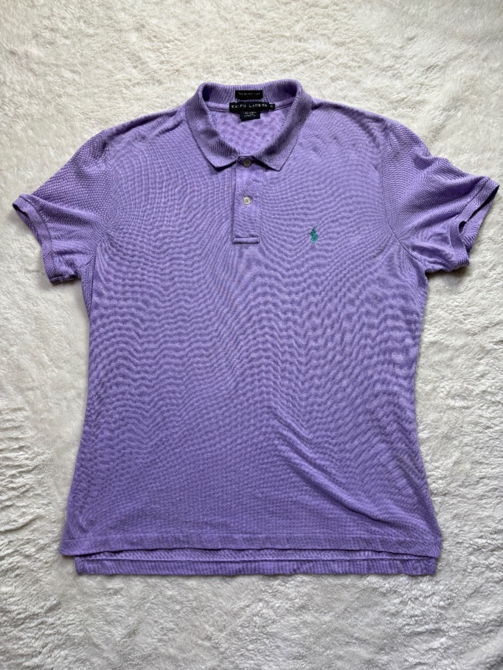 Ralph Lauren Women’s SKINNY FIT Stretch Polo Shirt XL - Purple